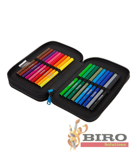 Penar CoolPack cu 2 compartimente cu umplutură, SKATE NIGHT